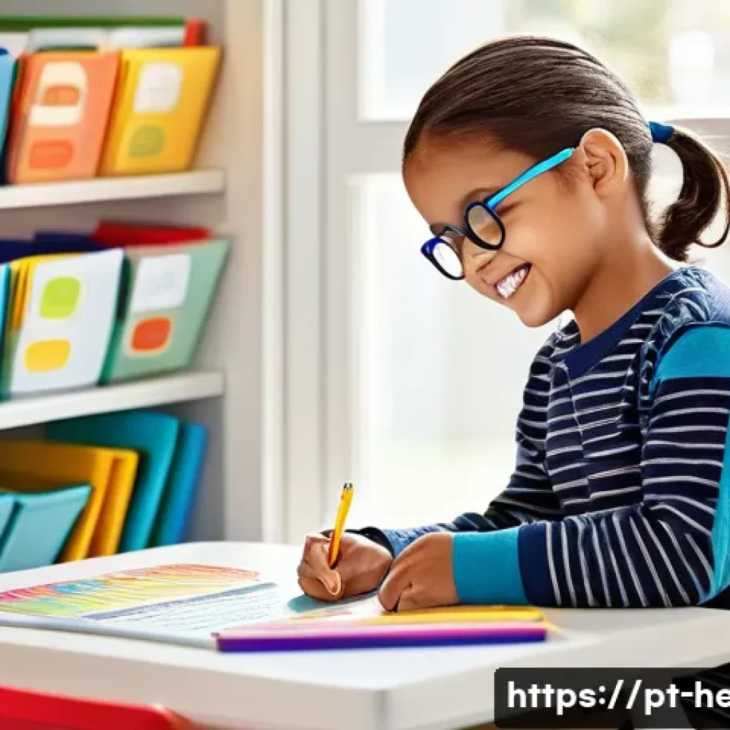 자녀의 목표 설정 습관 만들기 - A warm and inviting study corner for a school-age child (7 to 12 years old) in a cozy home environme...
